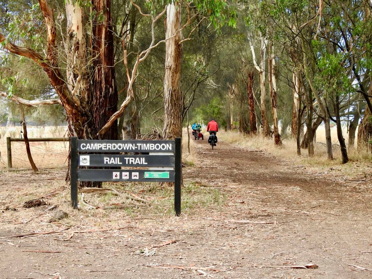 Camperdown Timboon Rail Trail, then on to Port Campbell.